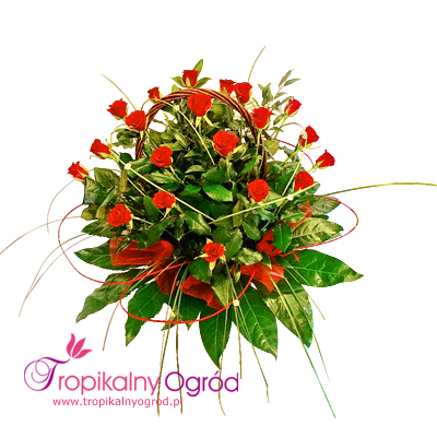 Kosz z 25 Róż (KOD 158)